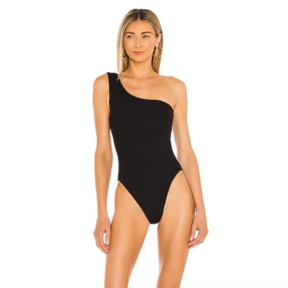 Hunza G One Shoulder One Piece